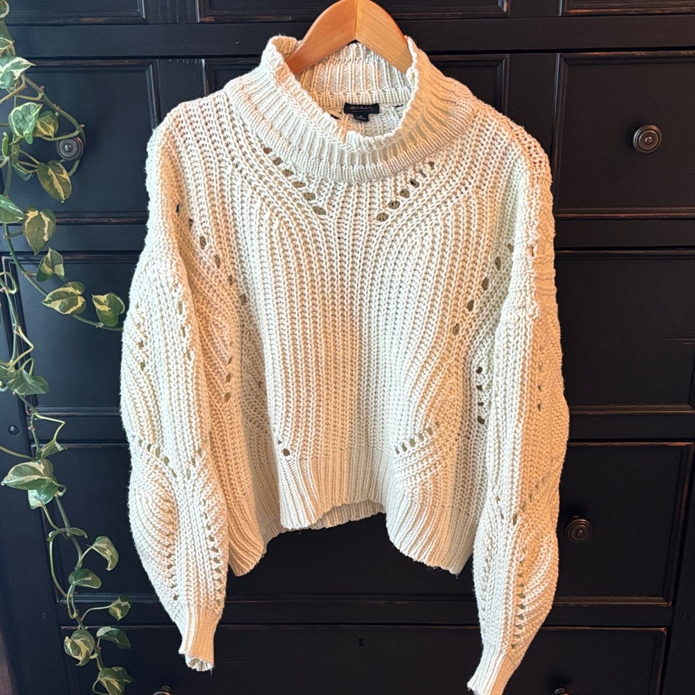 Wild Fable Knit Sweater size XL in Ivory Color - Picture 1 of 6